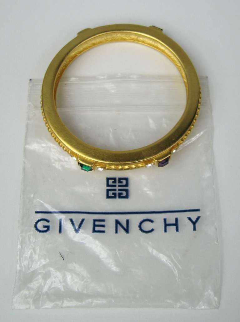 givenchy crystal bangle bracelet