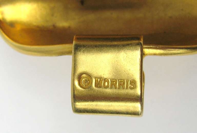 Women's Robert Lee Morris Bracelet brushed gold gilt - 1990s