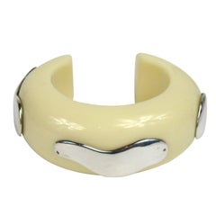 ] Bracciale in argento Philippe Ferrandis del 1980 Nuovo, mai indossato