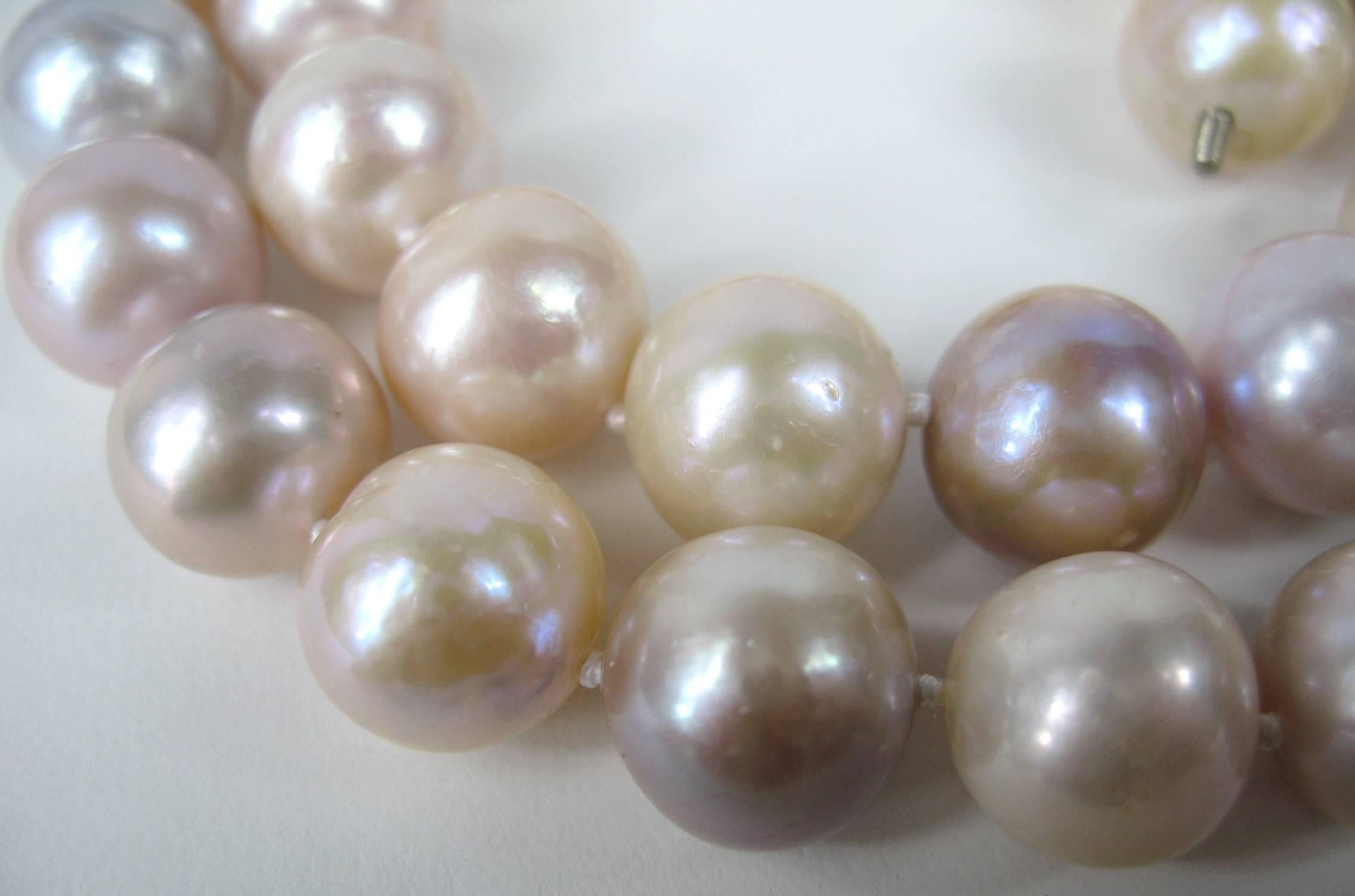 South Sea Baroque Cultured Multi Colored Pearl Necklace 1