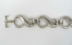 1990s Robert Lee Morris RLM Sterling silver link bracelet New, never worn