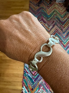1990s Robert Lee Morris RLM Sterling silver link bracelet New, never worn