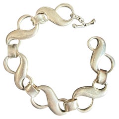 1990s Robert Lee Morris RLM Sterling silver link bracelet New, never worn