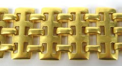 Gold Robert Lee Morris Bracelet 1990s RLM