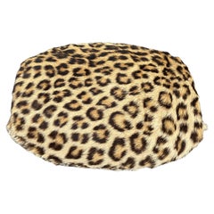 leopard firma Leopard Print Muff Hand bag Vintage 1940s-50s