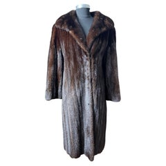 Dark Ranch Mink Coat Medium Classic Cut