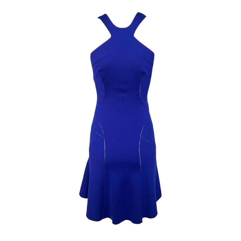 electric blue dress bodycon Alaia Body Con Mini Dress, 2000s at 1stDibs Color:Peony Garden Blue Multi 100% Polyester Hala Men's Black Leather Monk