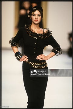 Ceinture Chanel automne 1992 à maillons dorés