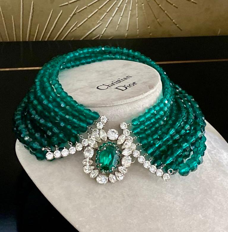 Collana Choker Christian Dior 1959 firmata in vendita 1