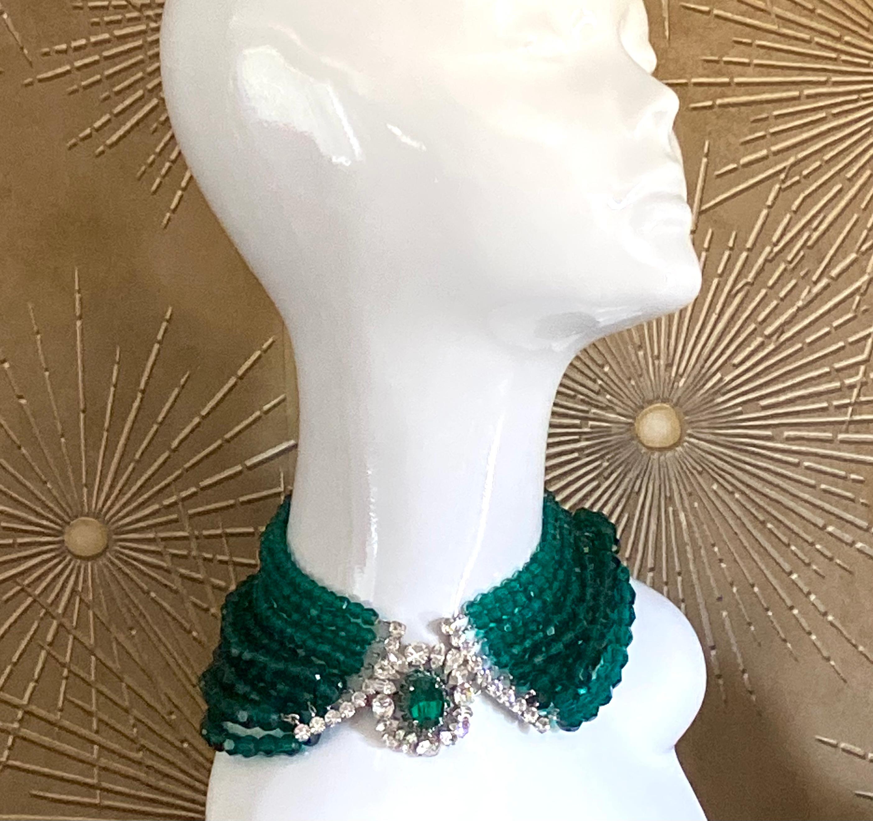 Collana Choker Christian Dior 1959 firmata In condizioni buone in vendita a Warminster, GB