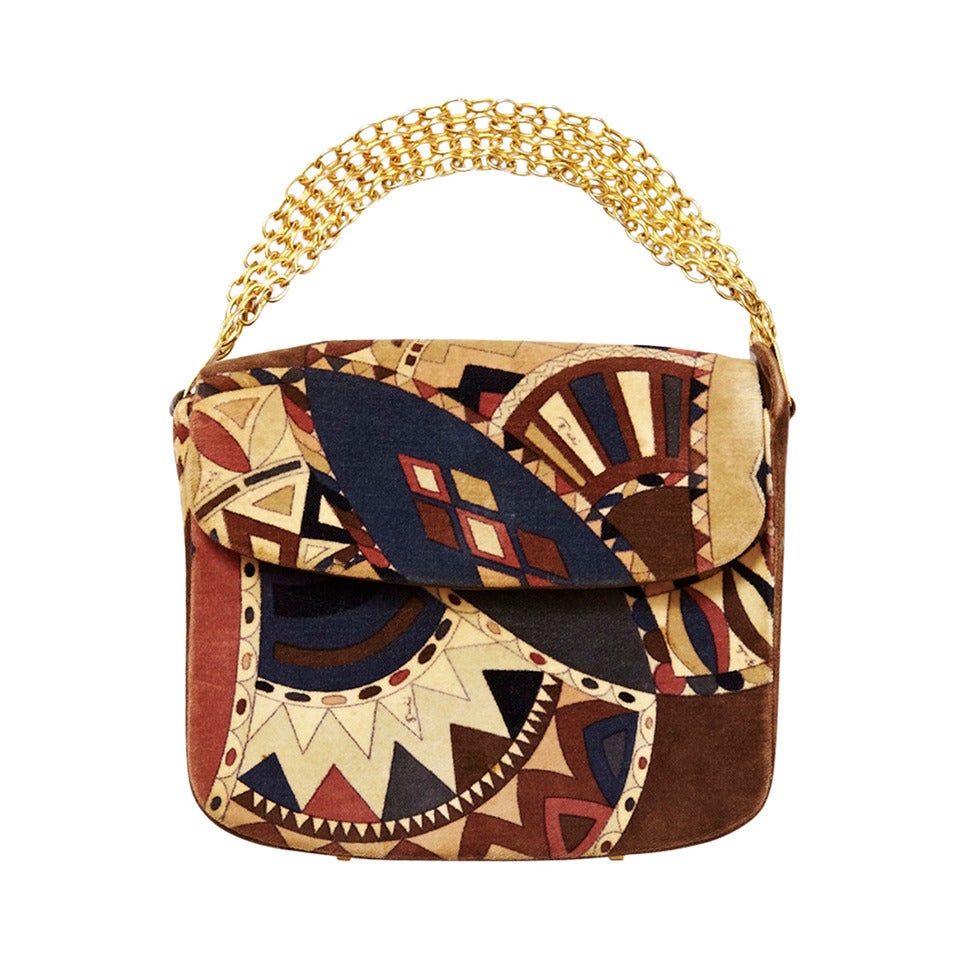 Pucci Velvet Handbag