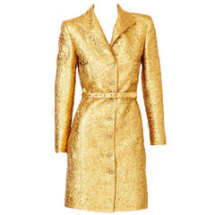 Ungaro Brocade Coat Dress