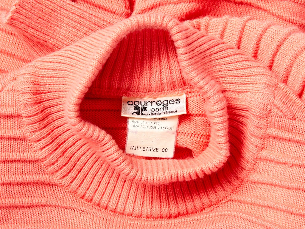 Courreges Turtleneck Sweater In Excellent Condition In New York, NY