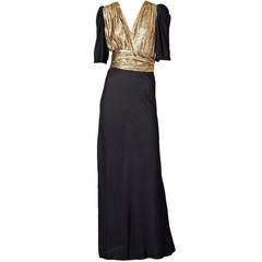 Vintage Yves Saint Laurent Evening Dress