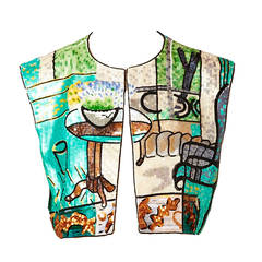 Bill Blass Sequined Vest