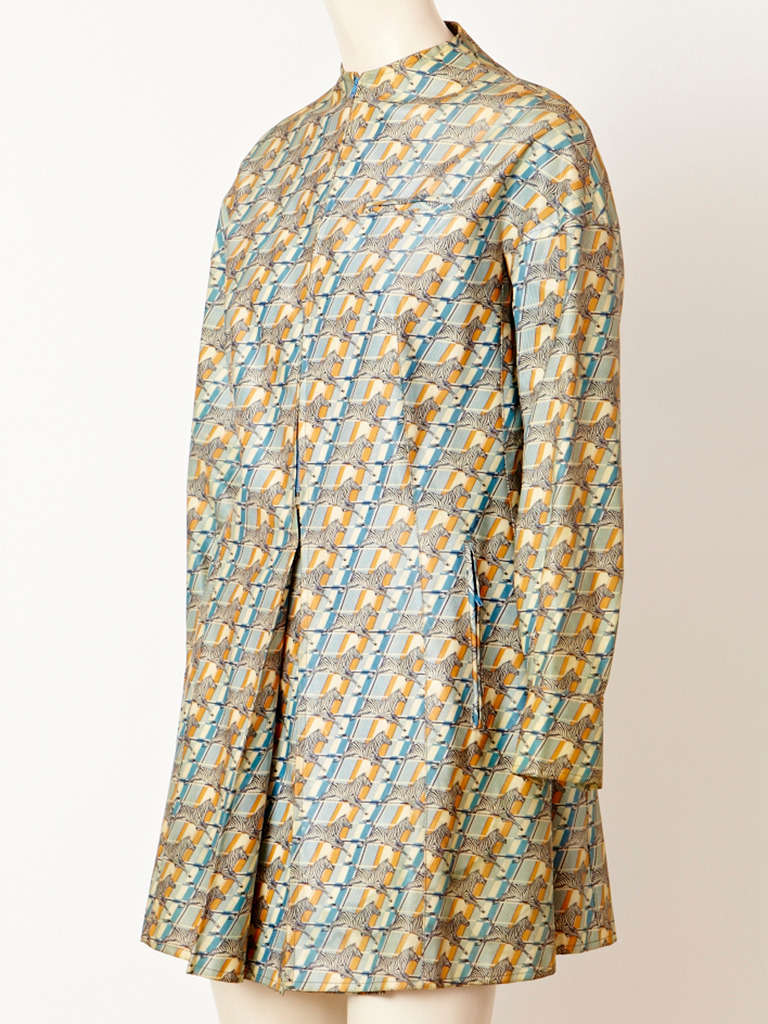 Gucci Zebra Print Raincoat