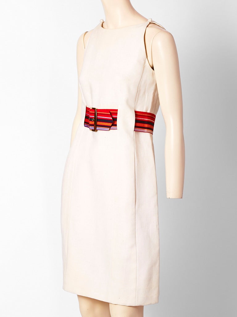 Geoffrey Beene Linen Day Dress