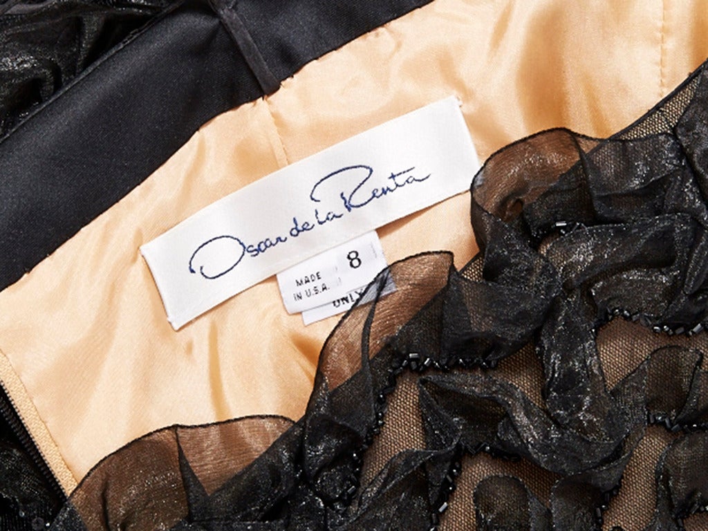 Oscar de la Renta Strapless Gown In Excellent Condition In New York, NY