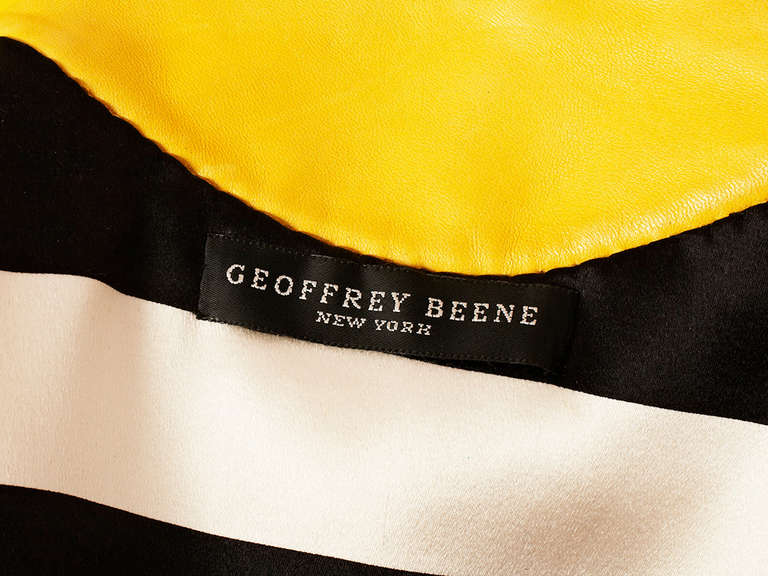 Geoffrey Beene Leather Jacket and Tank Top 1