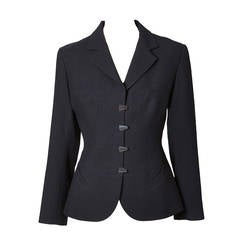 Alaia Fitted Wool Jacket