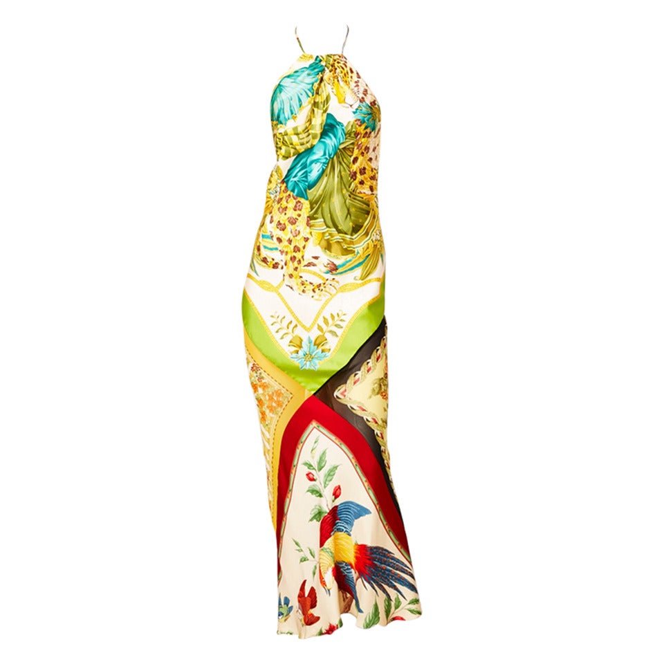 Ferragamo Silk Scarf Dress