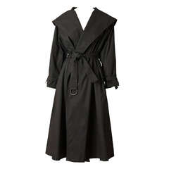 YSL Belted Trench With Hood