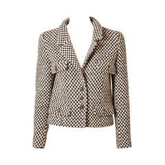Vintage Chanel Tweed Cropped Jacket