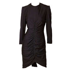Jean Louis Scherrer Shirred Cocktail Dress 8