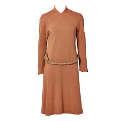 Chado Ralph Rucci Wool Knit Day Dress