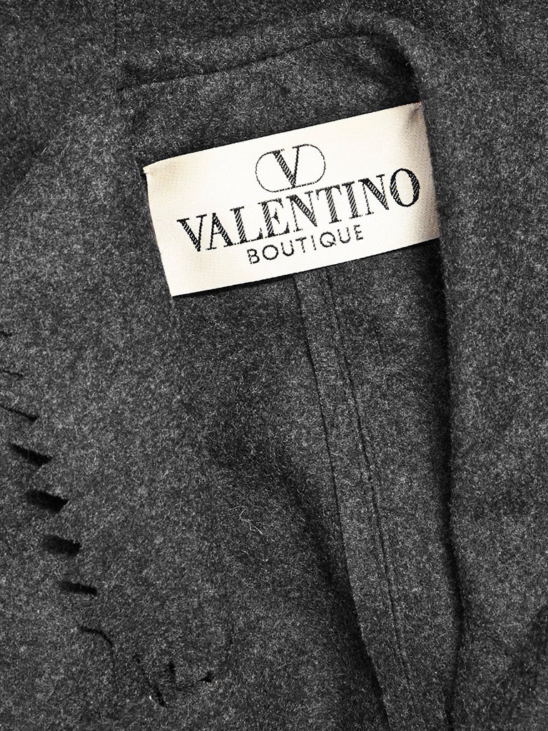 Valentino Wool Flannel Suit With 