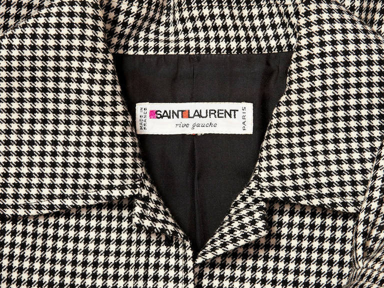 YSL Houndstooth Bomber Jacket In New Condition In New York, NY