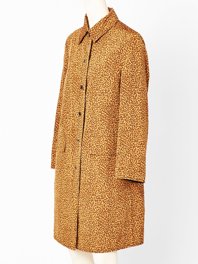 Imperméable imprimé léopard Bottega Veneta