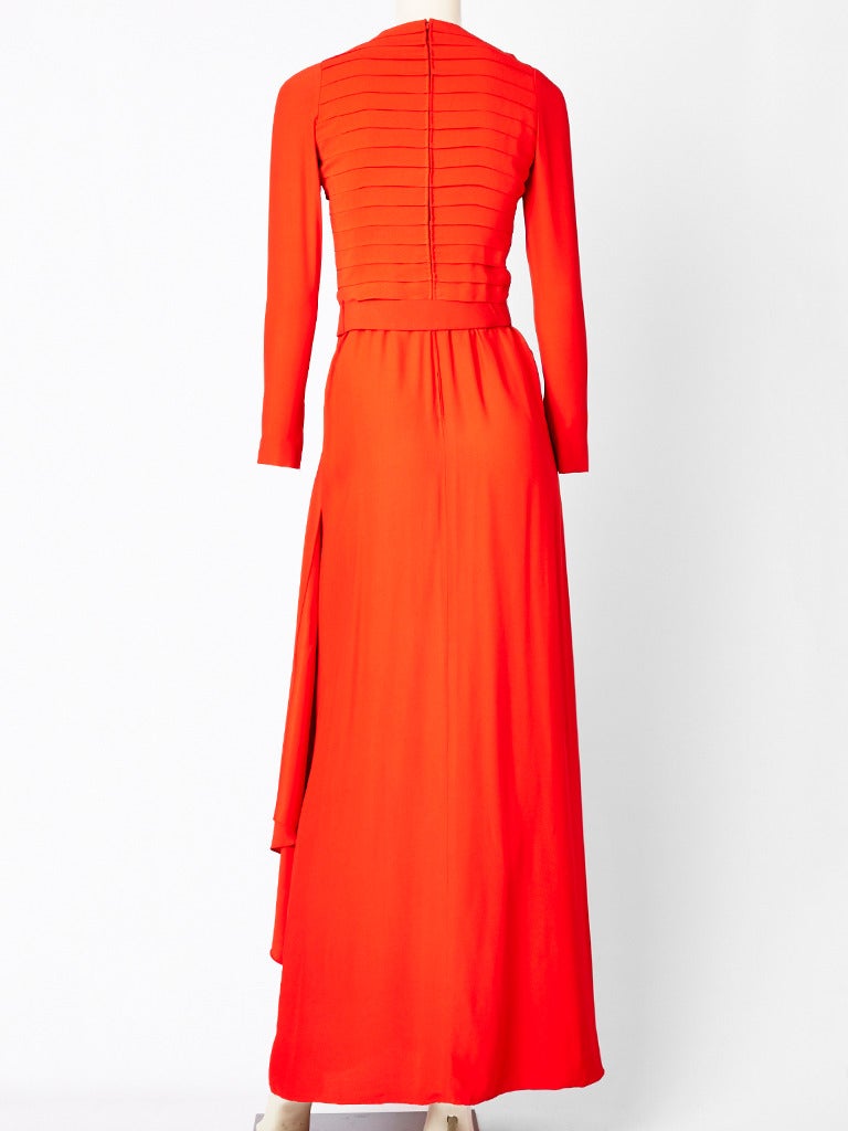 Red Heinz Riva Gown