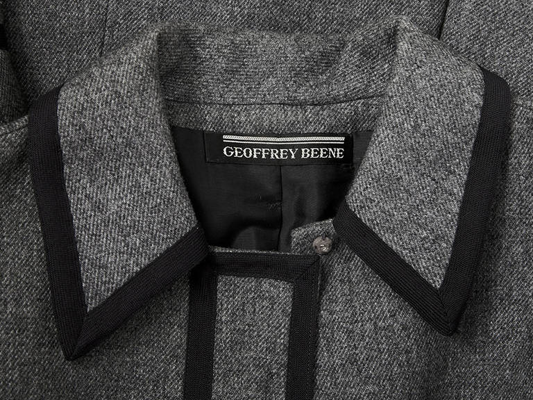 Goeffrey Beene Wool Coat Dress In Excellent Condition In New York, NY