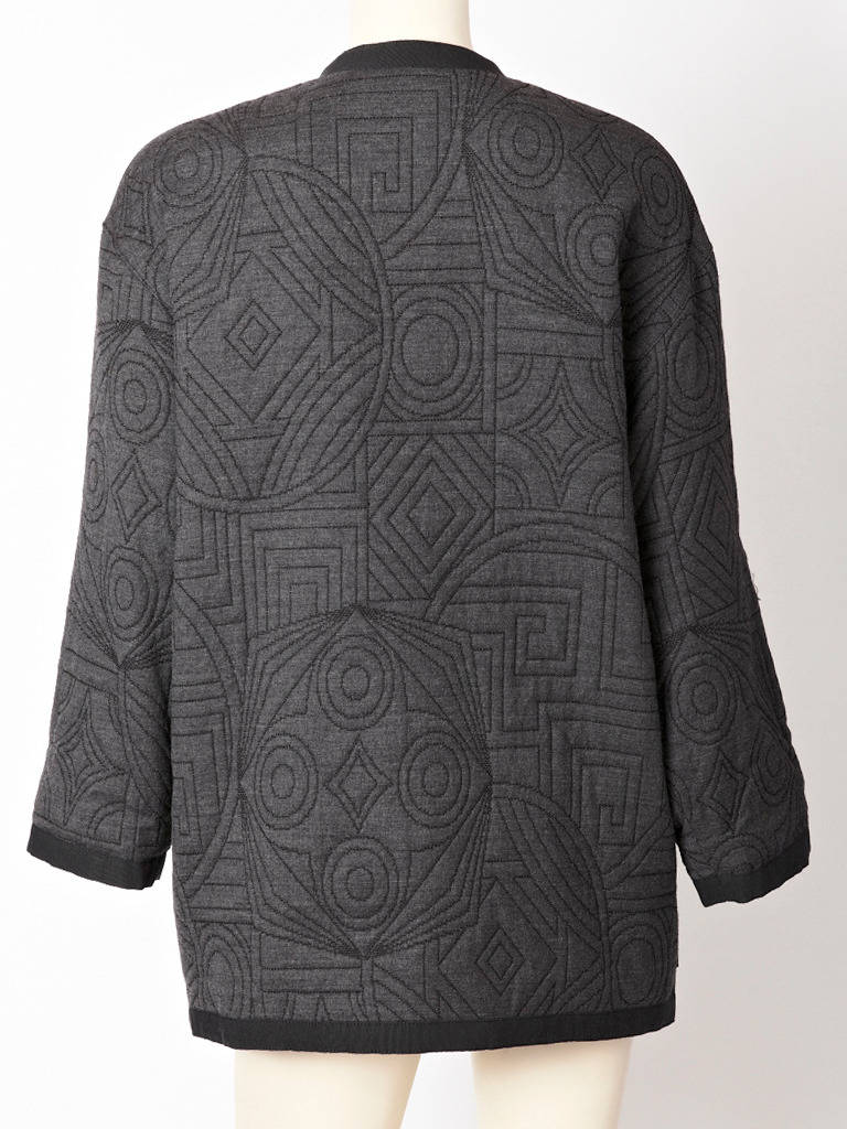 Black Yves Saint Laurent Quilted Jacket