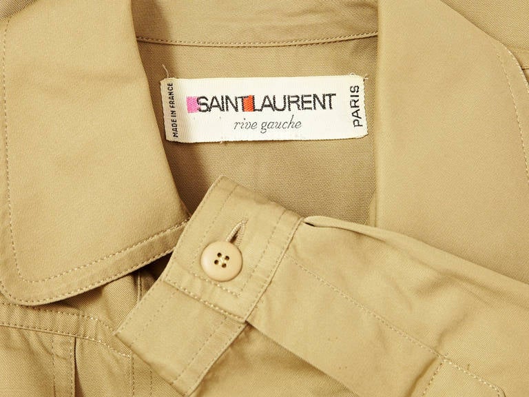 yves saint laurent safari jacket