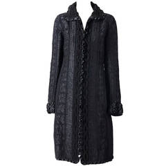 Vintage Oscar de la Renta Taffeta Evening Coat