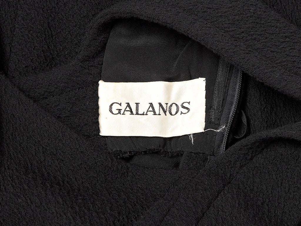 Galanos Empire Waist Gown In Excellent Condition For Sale In New York, NY