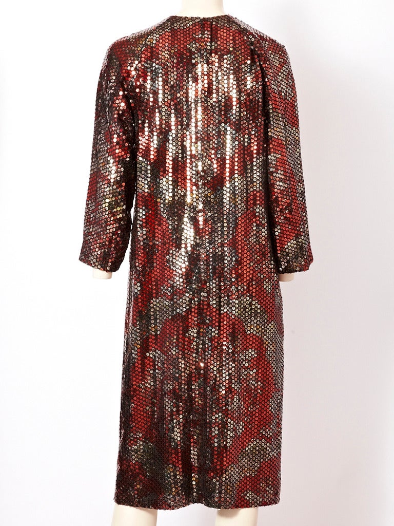 Chanel Sequined Cocktail Dress In Excellent Condition In New York, NY