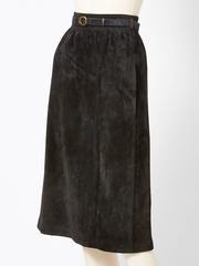 Gucci Suede Skirt C. 1970's