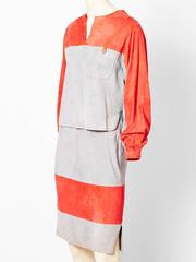 Gucci Two Tone Suede Ensemble