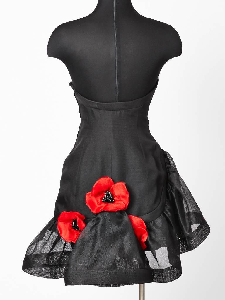 dress with poppies