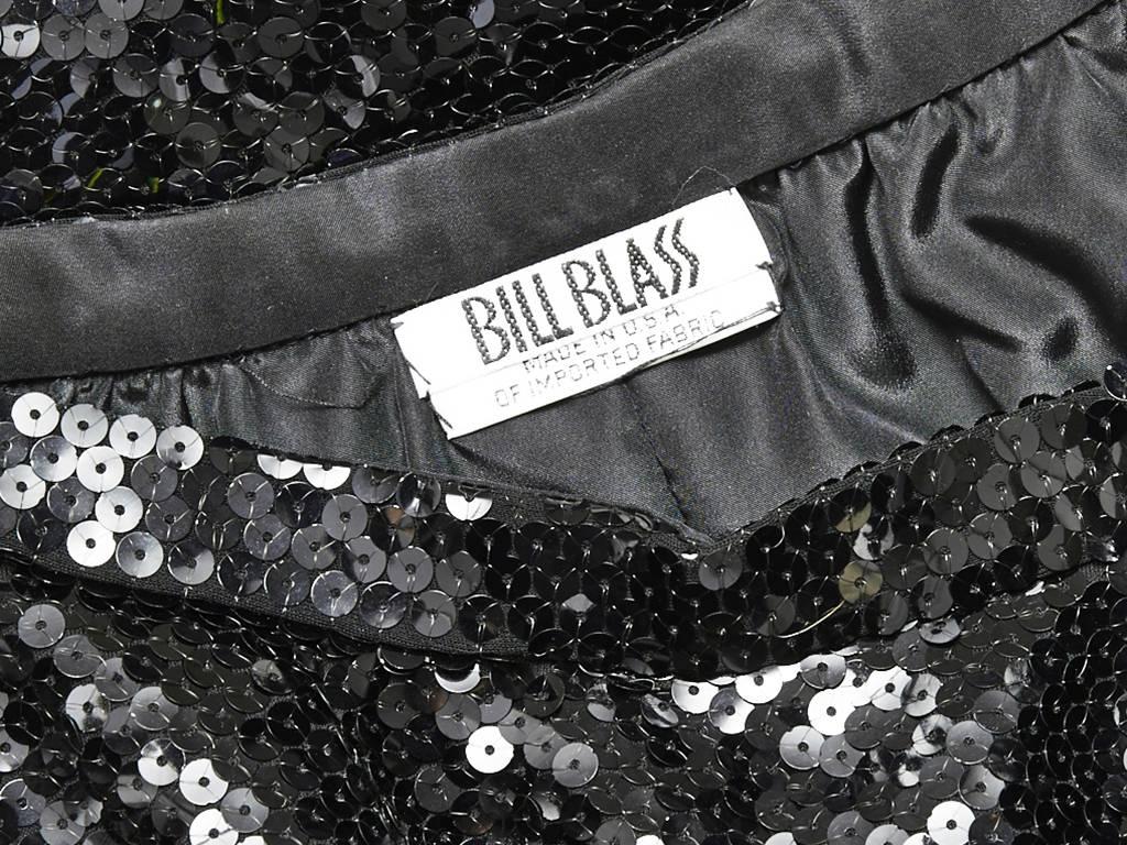 Bill Blass Sequined Evening Skirt In Excellent Condition In New York, NY