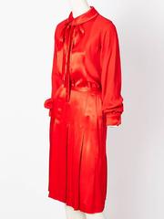 Yves Saint Laurent Satin Back Crepe Ensemble