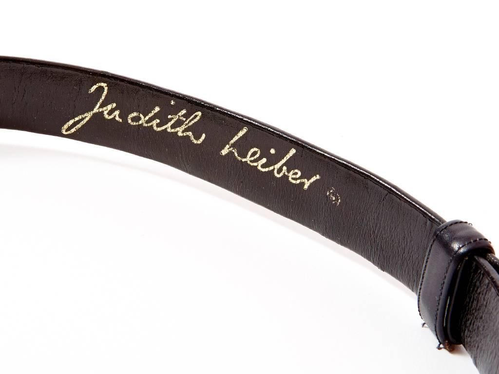 Judith Leiber  Adjustable Croc Belt With Charms In Excellent Condition In New York, NY