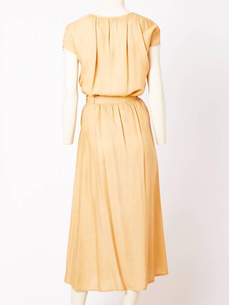 Geoffrey Beene Raw Silk Day Ensemble In Excellent Condition In New York, NY