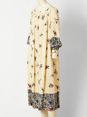Odicini Printed SIlk Jacquard Day Dress