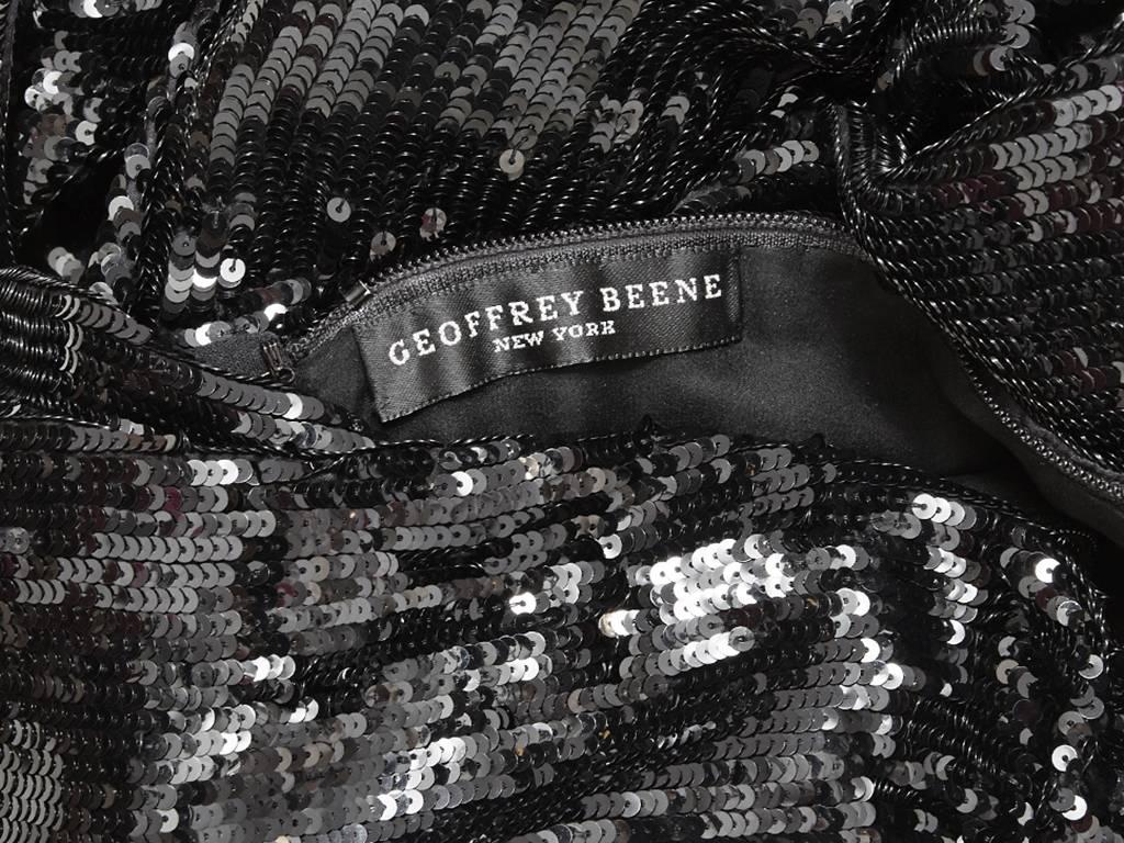Women's Geoffrey Beene Crepe And Sequined Cocktail Dress