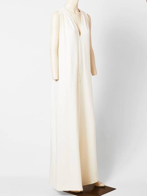 Christian Dior Crepe Jumpsuit at 1stDibs