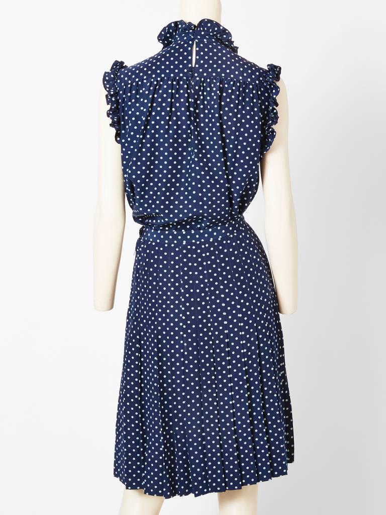 Chanel Polka Dot Piece Day Ensemble In Excellent Condition In New York, NY